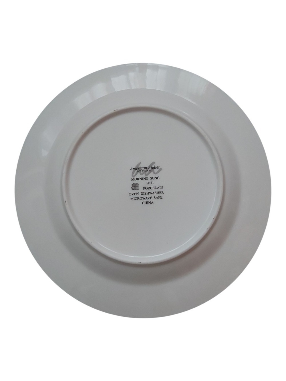 American Atelier Morning Song #5071 Bird 8.5" Porcelain Salad Plate - Bluebird - Picture 2 of 4